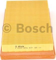 BOSCH F 026 400 107 - Воздушный фильтр, двигатель autospares.lv