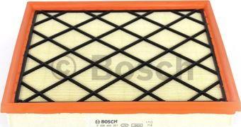 BOSCH F 026 400 351 - Воздушный фильтр, двигатель autospares.lv