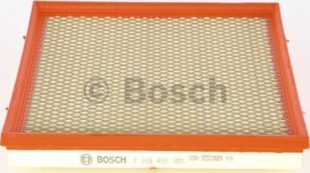 BOSCH F 026 400 385 - Воздушный фильтр, двигатель autospares.lv