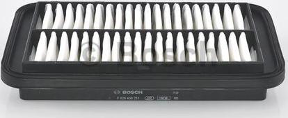 BOSCH F 026 400 231 - Воздушный фильтр, двигатель autospares.lv