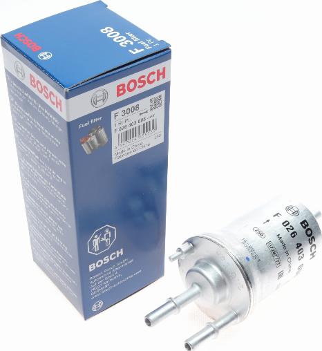 BOSCH F 026 403 008 - Топливный фильтр autospares.lv