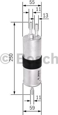BOSCH F 026 403 754 - Топливный фильтр autospares.lv