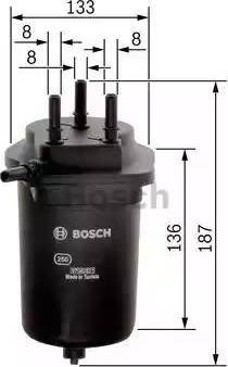 BOSCH F 026 402 098 - Топливный фильтр autospares.lv