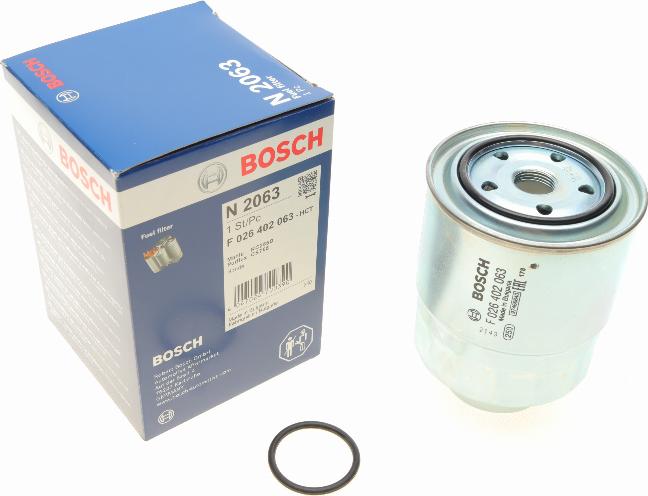 BOSCH F 026 402 063 - Топливный фильтр autospares.lv