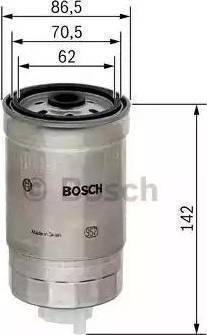 BOSCH F 026 402 010 - Топливный фильтр autospares.lv