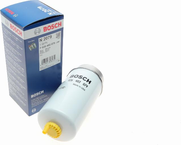 BOSCH F 026 402 079 - Топливный фильтр autospares.lv