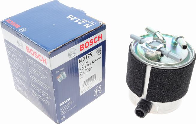 BOSCH F 026 402 125 - Топливный фильтр autospares.lv