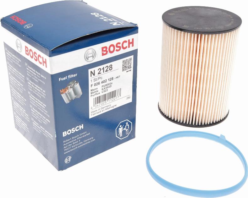 BOSCH F 026 402 128 - Топливный фильтр autospares.lv