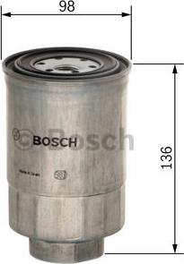 BOSCH F 026 402 831 - Топливный фильтр autospares.lv