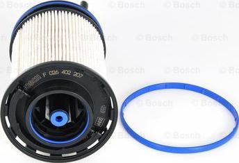 BOSCH F 026 402 207 - Топливный фильтр autospares.lv