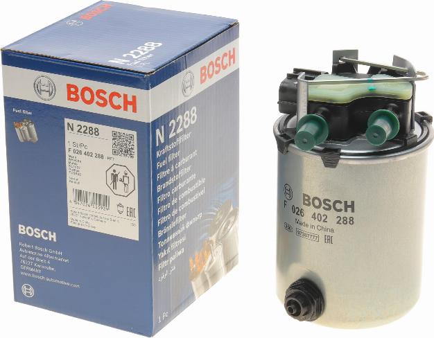 BOSCH F 026 402 288 - Топливный фильтр autospares.lv