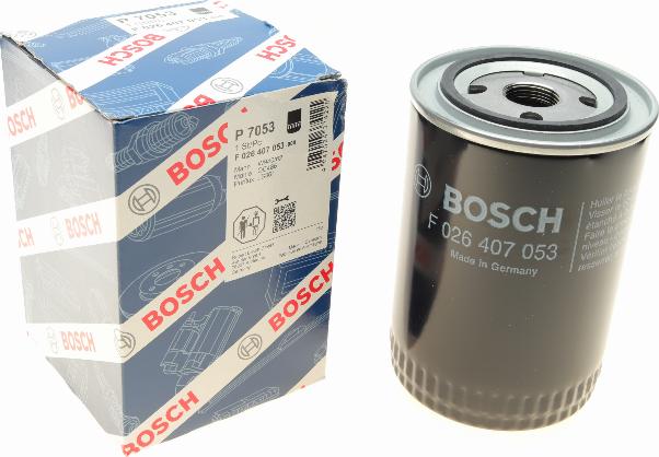 BOSCH F 026 407 053 - Масляный фильтр autospares.lv