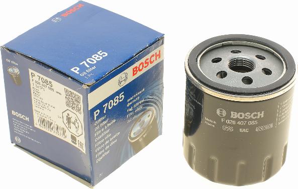 BOSCH F 026 407 085 - Масляный фильтр autospares.lv