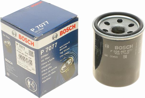 BOSCH F 026 407 077 - Масляный фильтр autospares.lv