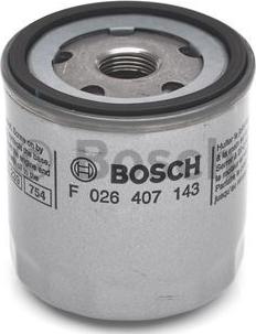 BOSCH F 026 407 143 - Масляный фильтр autospares.lv