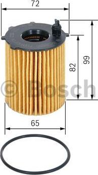 BOSCH F 026 407 159 - Масляный фильтр autospares.lv