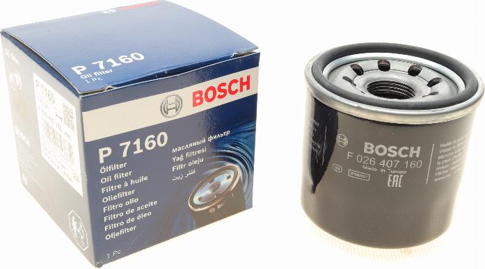 BOSCH F 026 407 160 - Масляный фильтр autospares.lv