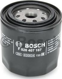 BOSCH F 026 407 167 - Масляный фильтр autospares.lv
