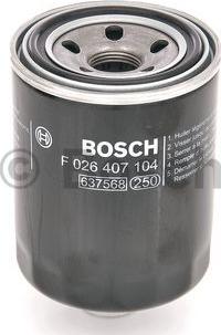 BOSCH F 026 407 104 - Масляный фильтр autospares.lv