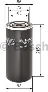 BOSCH F 026 407 115 - Масляный фильтр autospares.lv