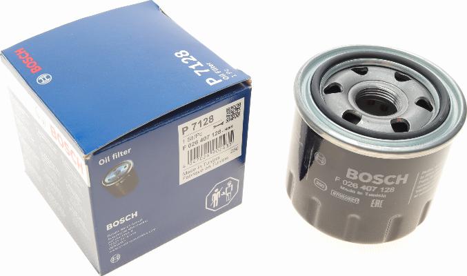 BOSCH F 026 407 128 - Масляный фильтр autospares.lv