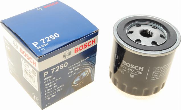 BOSCH F 026 407 250 - Масляный фильтр autospares.lv