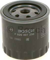 BOSCH F 026 407 250 - Масляный фильтр autospares.lv