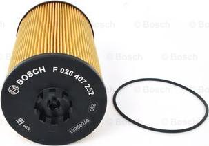 BOSCH F 026 407 252 - Масляный фильтр autospares.lv