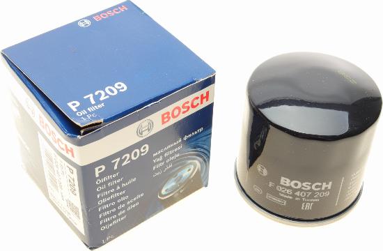 BOSCH F 026 407 209 - Масляный фильтр autospares.lv