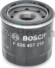 BOSCH F 026 407 210 - Масляный фильтр autospares.lv