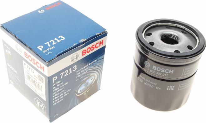 BOSCH F 026 407 213 - Масляный фильтр autospares.lv