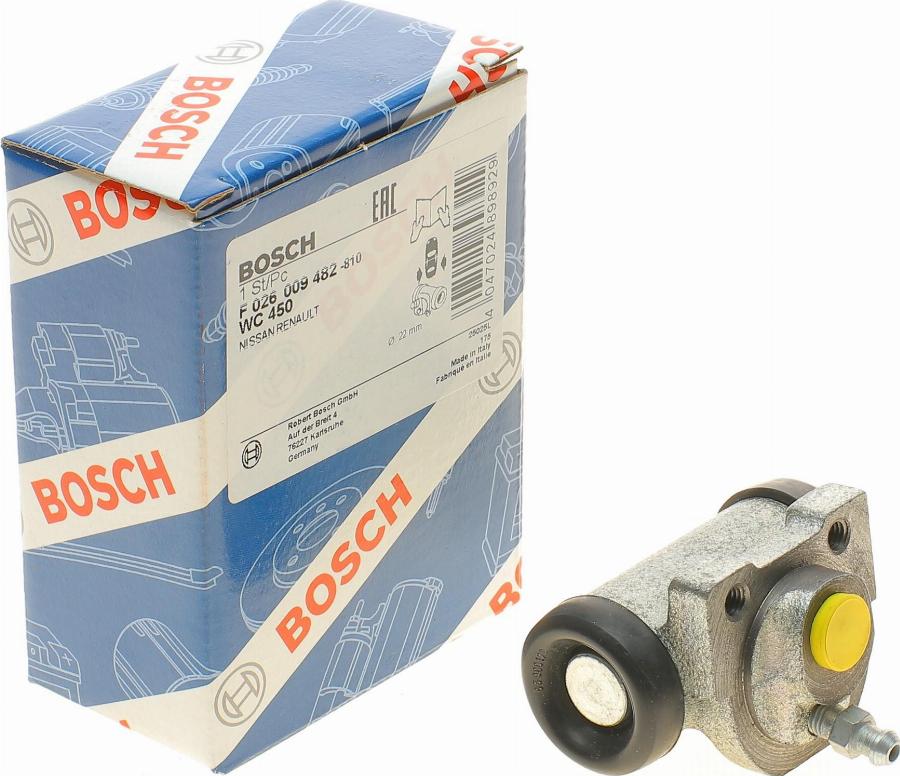 BOSCH F 026 009 482 - Колесный тормозной цилиндр autospares.lv