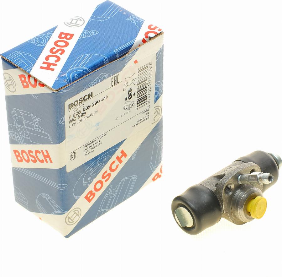 BOSCH F 026 009 290 - Колесный тормозной цилиндр autospares.lv