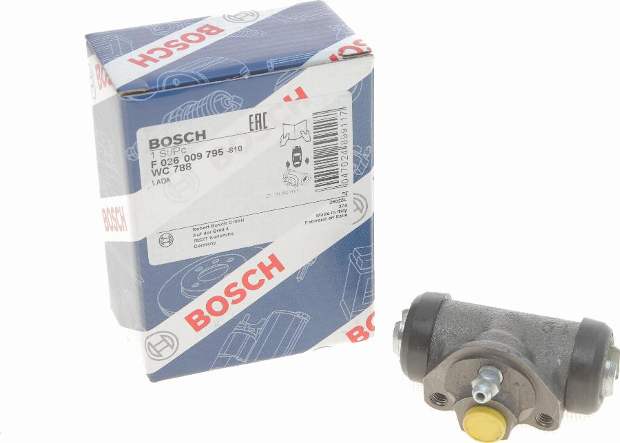 BOSCH F 026 009 795 - Колесный тормозной цилиндр autospares.lv