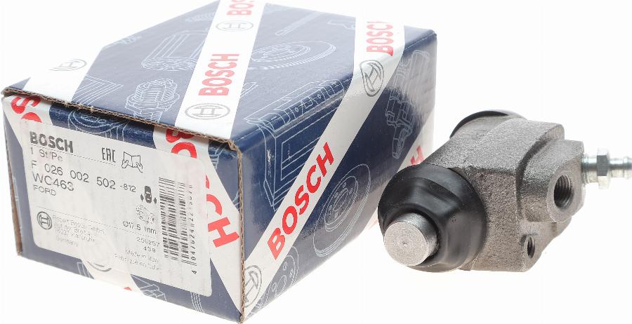 BOSCH F 026 002 502 - Колесный тормозной цилиндр autospares.lv