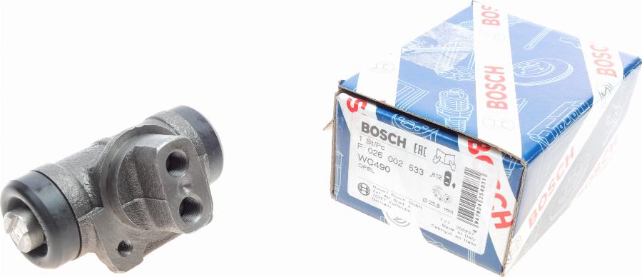 BOSCH F 026 002 533 - Колесный тормозной цилиндр autospares.lv