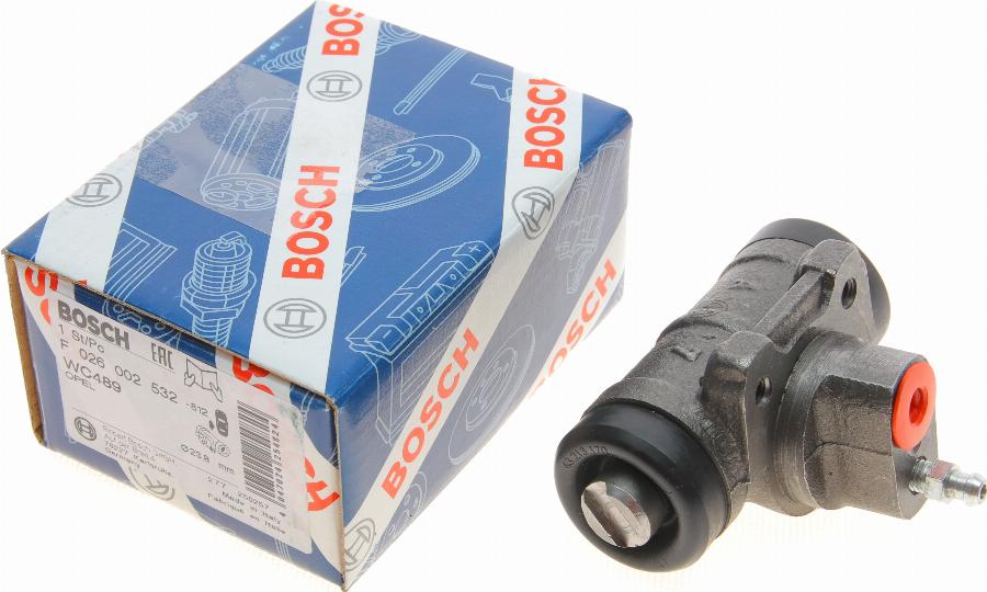 BOSCH F 026 002 532 - Колесный тормозной цилиндр autospares.lv