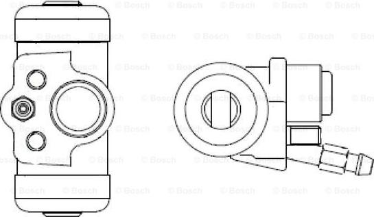 BOSCH F 026 002 359 - Колесный тормозной цилиндр autospares.lv