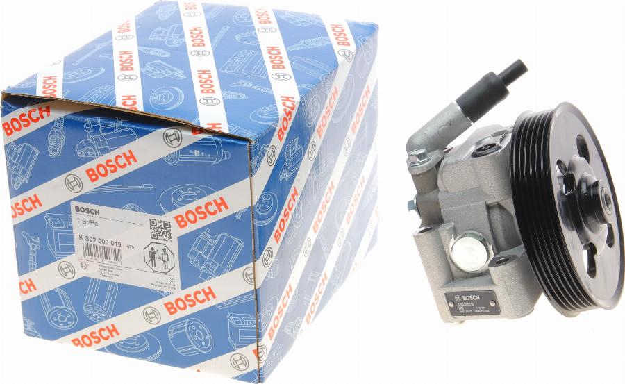 BOSCH K S02 000 019 - Гидравлический насос, рулевое управление, ГУР autospares.lv