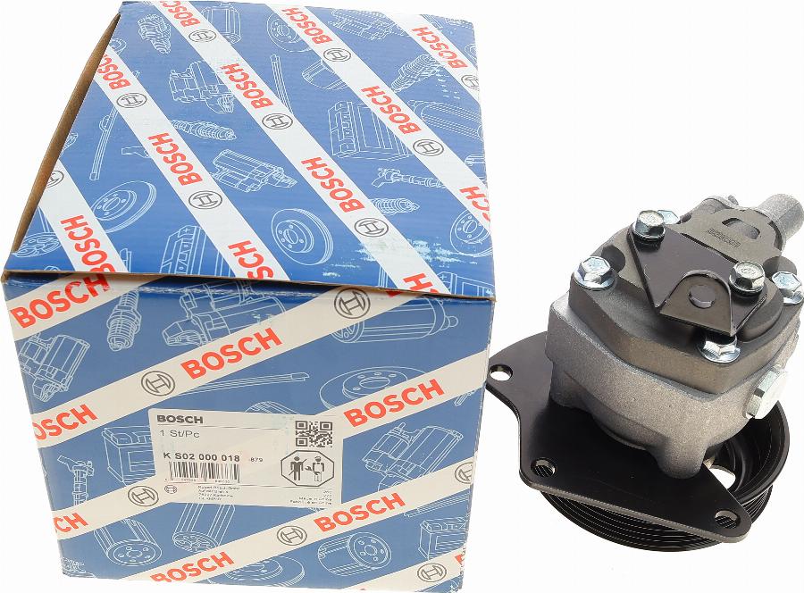 BOSCH K S02 000 018 - Гидравлический насос, рулевое управление, ГУР autospares.lv