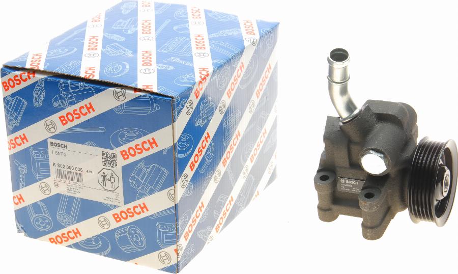 BOSCH K S02 000 036 - Гидравлический насос, рулевое управление, ГУР autospares.lv