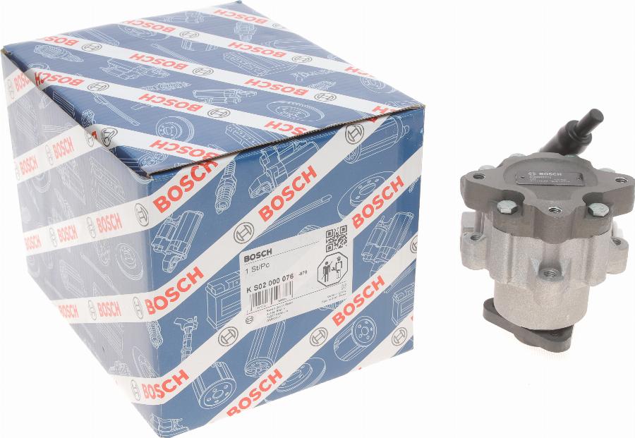 BOSCH K S02 000 076 - Гидравлический насос, рулевое управление, ГУР autospares.lv