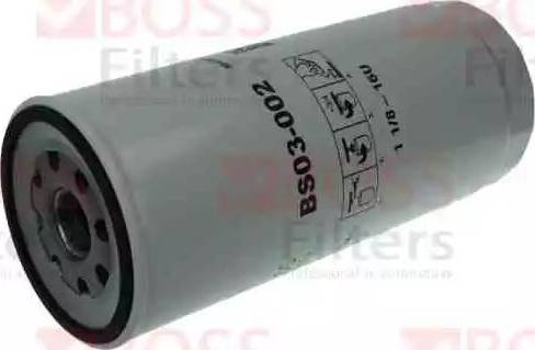 BOSS FILTERS BS03-002 - Масляный фильтр autospares.lv