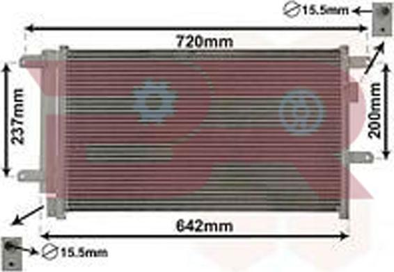 BOTTO RICAMBI BRAC6333 - Конденсатор кондиционера autospares.lv