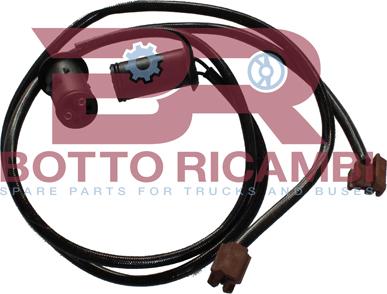 BOTTO RICAMBI BRFR8825 - Сигнализатор, износ тормозных колодок autospares.lv