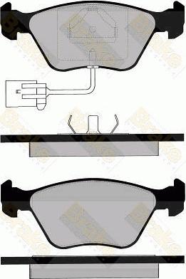 Raicam 1.625.0 - Тормозные колодки, дисковые, комплект autospares.lv