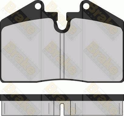 Delphi LUP672 - Тормозные колодки, дисковые, комплект autospares.lv