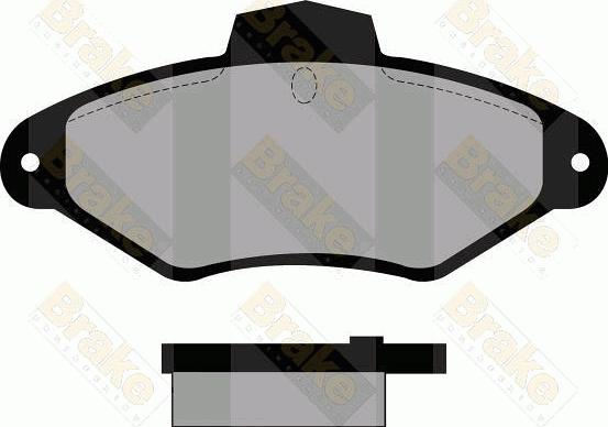 Brake Engineering PA973 - Тормозные колодки, дисковые, комплект autospares.lv