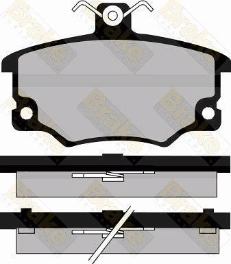 Raicam RA02227 - Тормозные колодки, дисковые, комплект autospares.lv