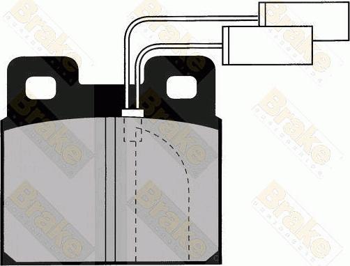 Brake Engineering PA431 - Тормозные колодки, дисковые, комплект autospares.lv